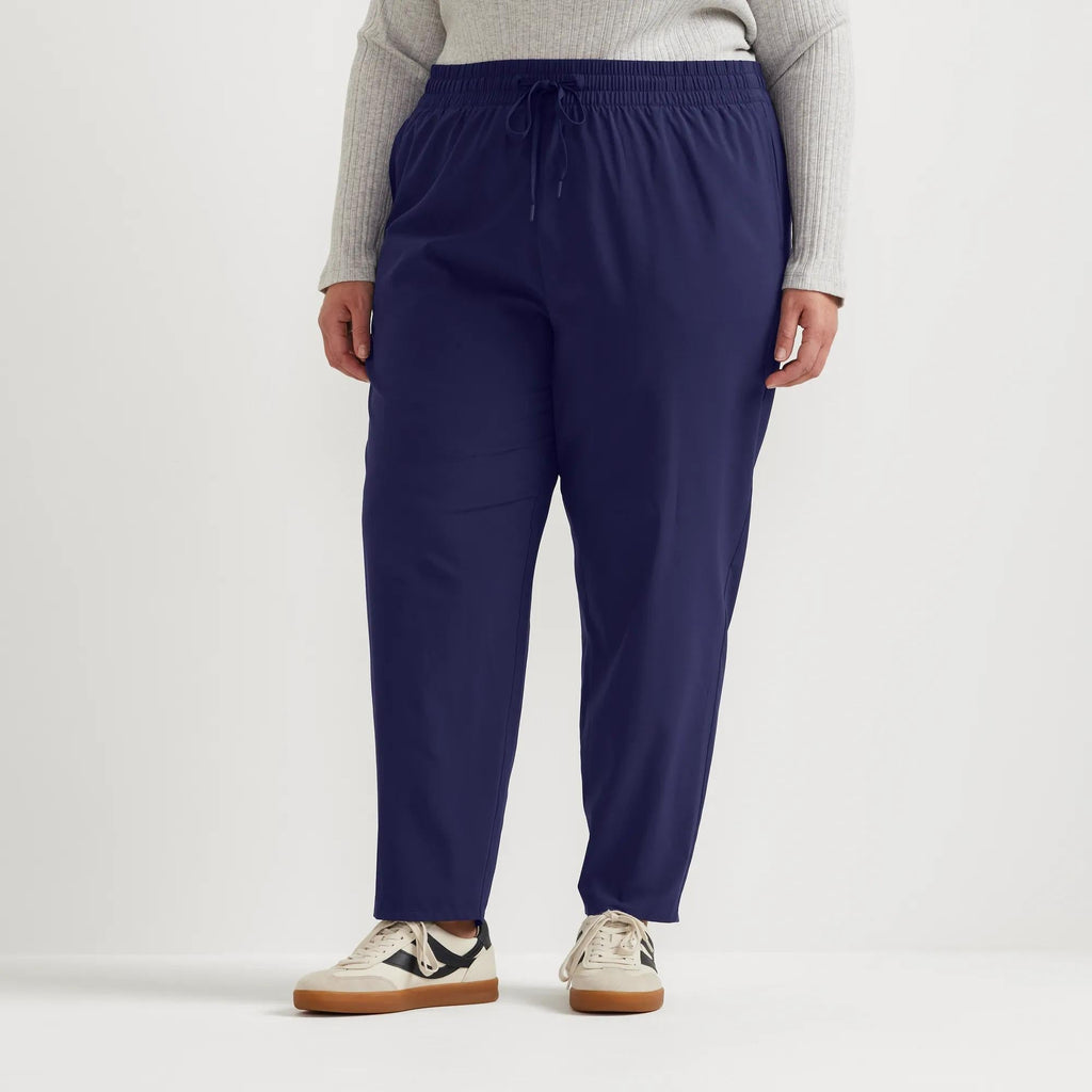 Women's Departure Stretch Tie-Front Ankle Pants