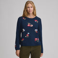 Women's Floral Crewneck Sweater