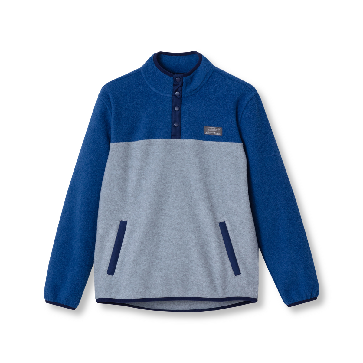 Boys Quest Fleece Snap Neck