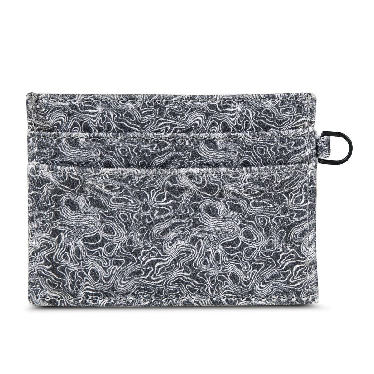 Pioneer Leather And Printed Cotton Canvas Card Case