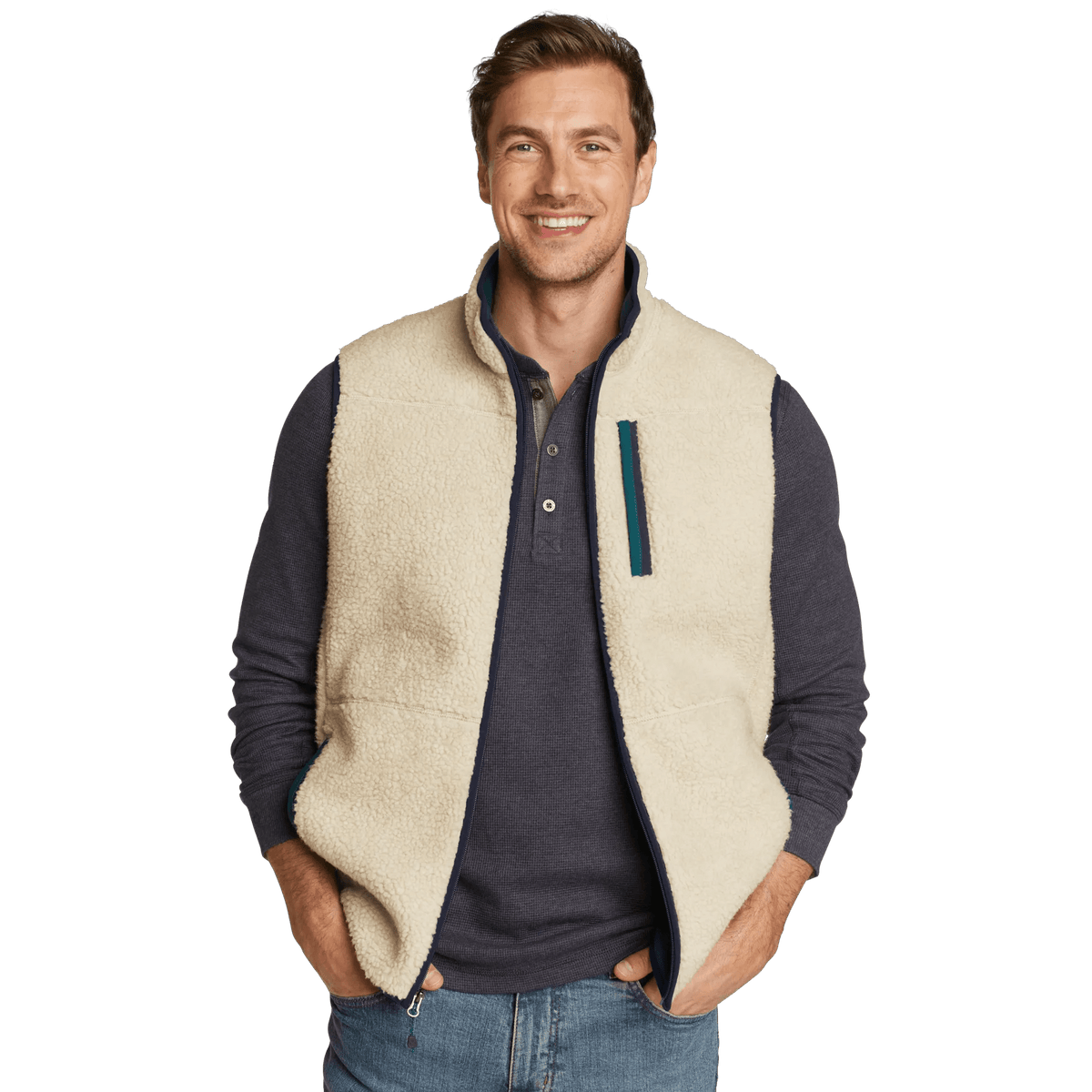 Men's Chilali Faux Shearling Fleece Vest